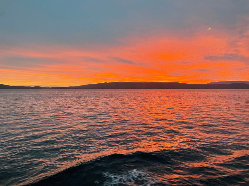 Evening picture of the Southern Ocean