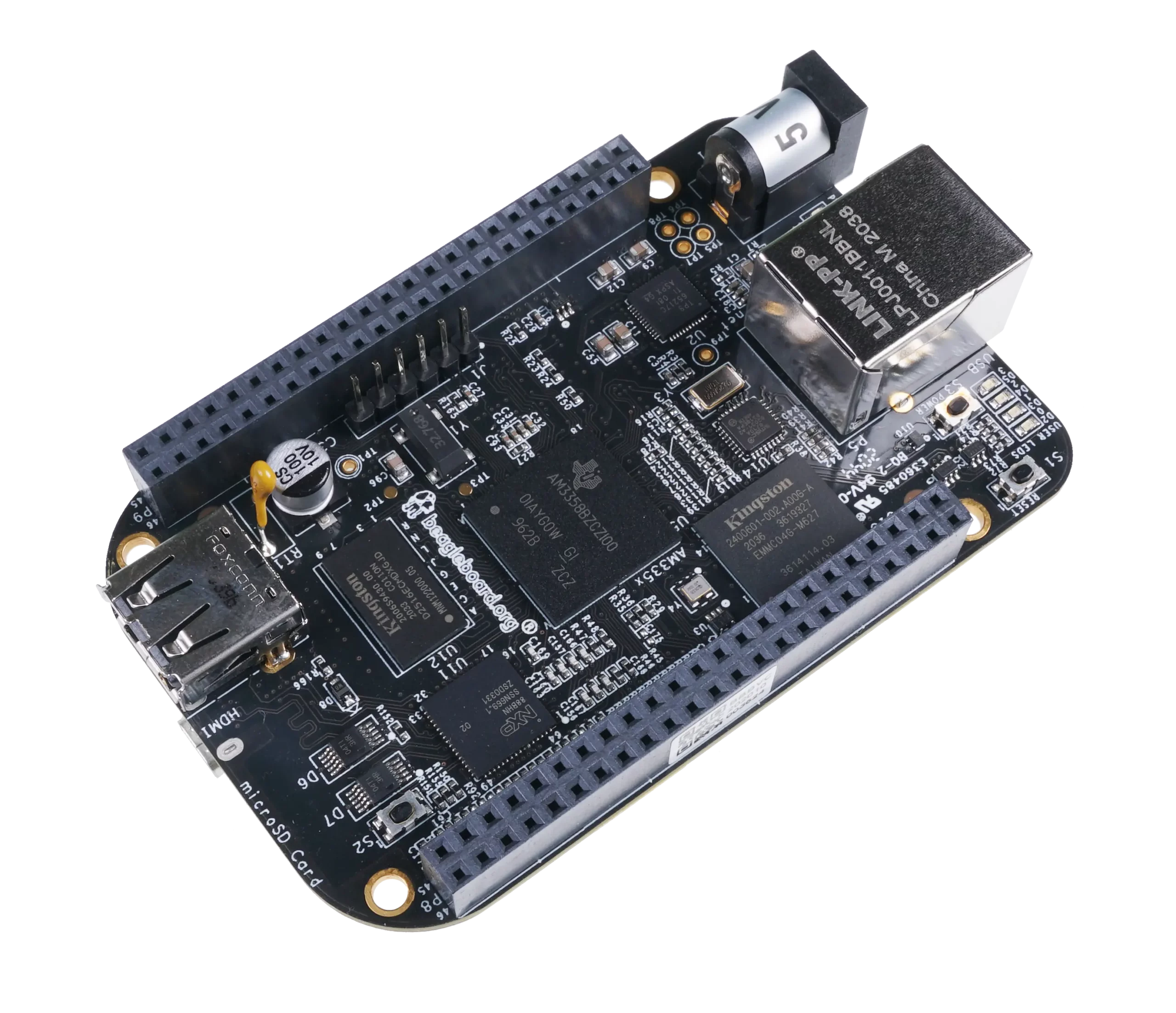 Picture of the BeagleBone Black, the foundation for SAM.